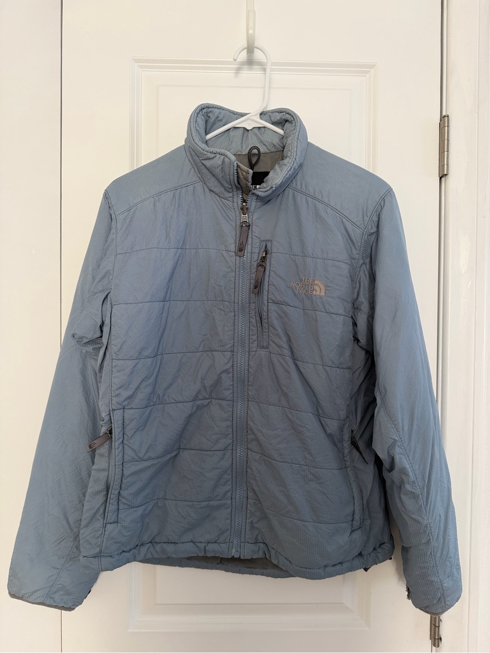 The North Face Light Blue Insulated Puffer Jacket